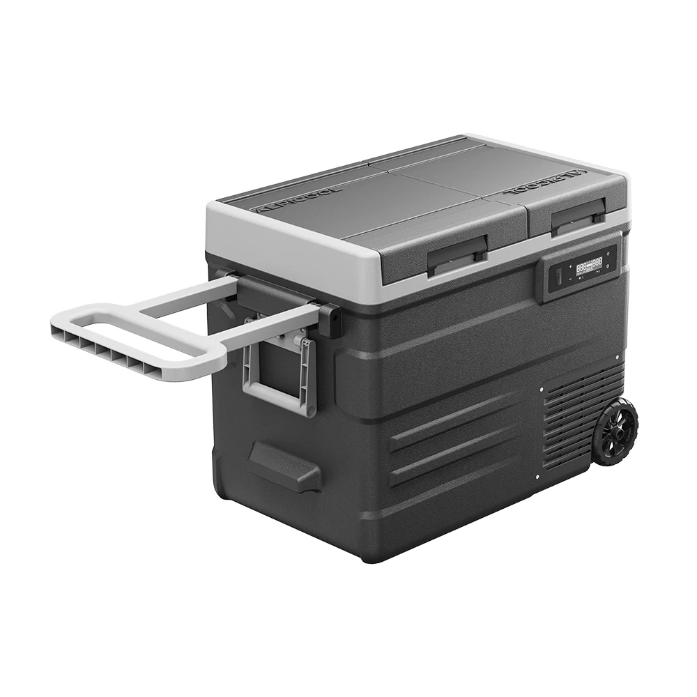 UD65E Alpicool car fridge dual zone Portable compressor Refrigerator for Car electric portable cooler 12v camping car freezer