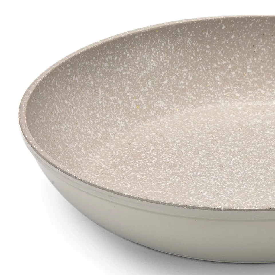 Customized Aluminum pizza Pan nonstick coating perforated crepe fry pan 24cm 26cm 28cm