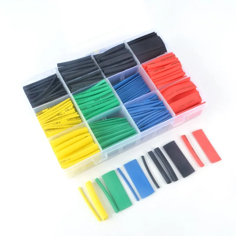 Waterproof Tube Colored Electrical Insulation Sleeving Heat Shrink Tube 280pcs Wrapping Kit
