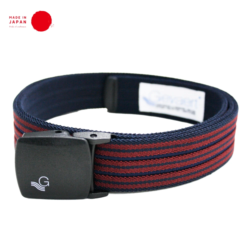 [ Gevaert ] Plastic Friction Buckle Tape Belt - Made in Japan