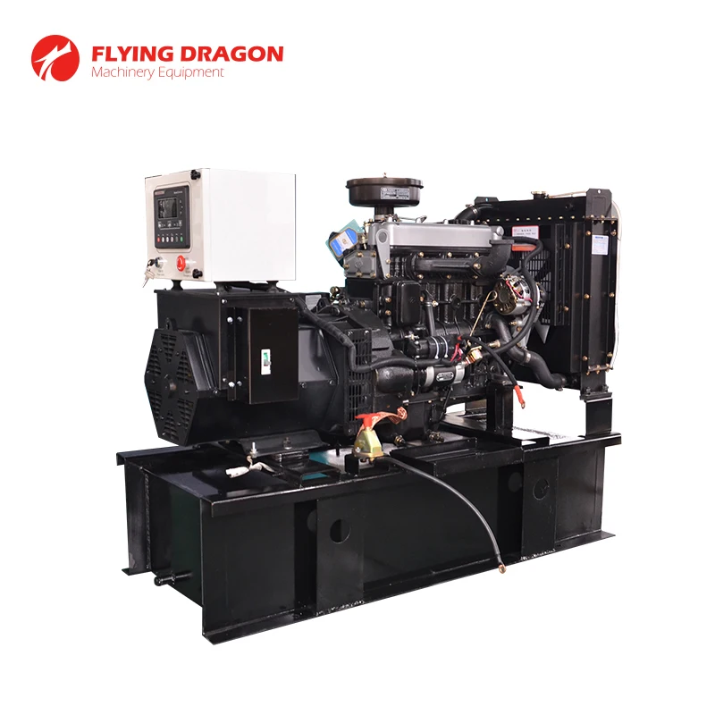 Chinese famous brand 50Hz 60Hz 10kw permanent magnet generator with yangdong engine YD385D