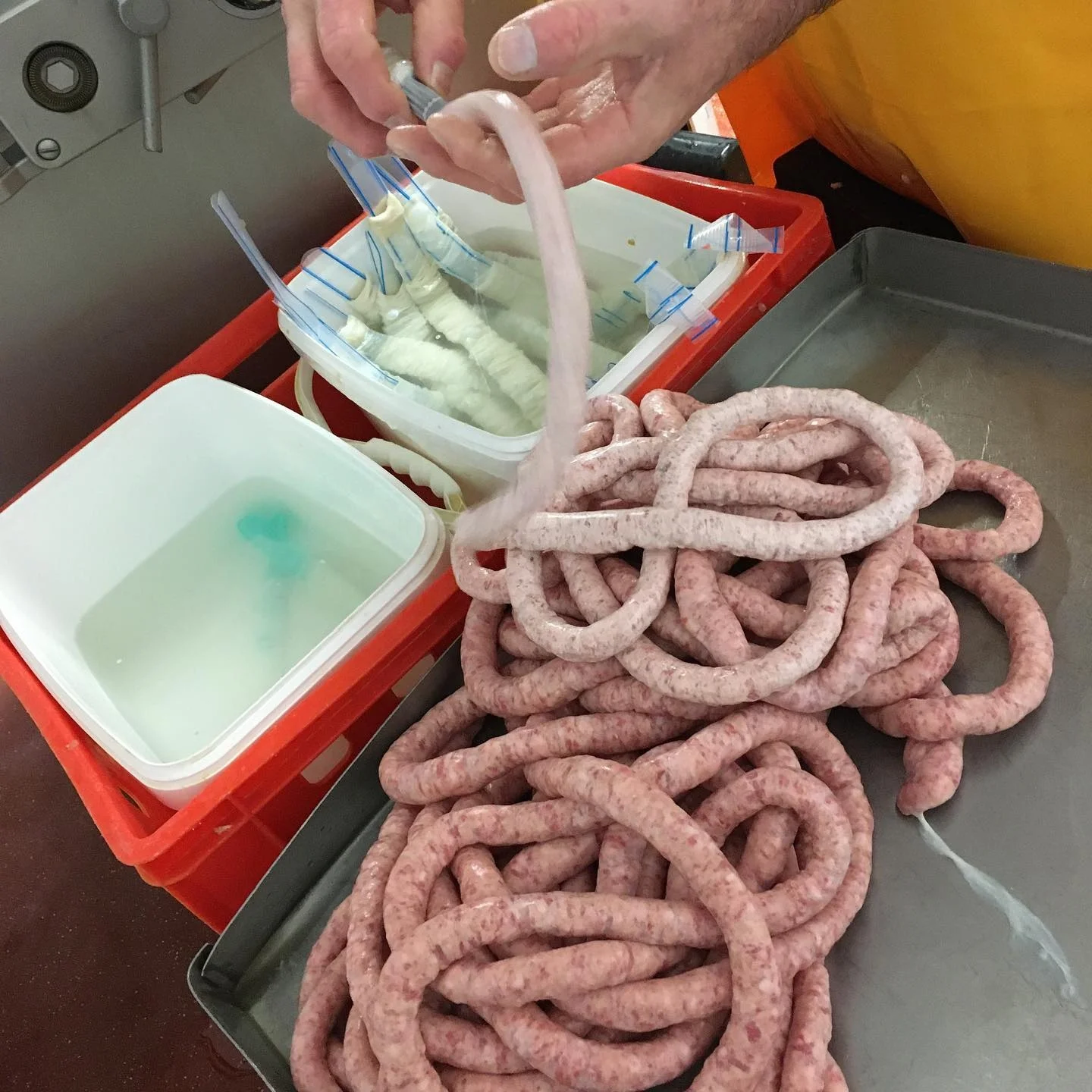 Salted sheep casings lamb casings edible 18/20mm 7-10-90m/hank A grade