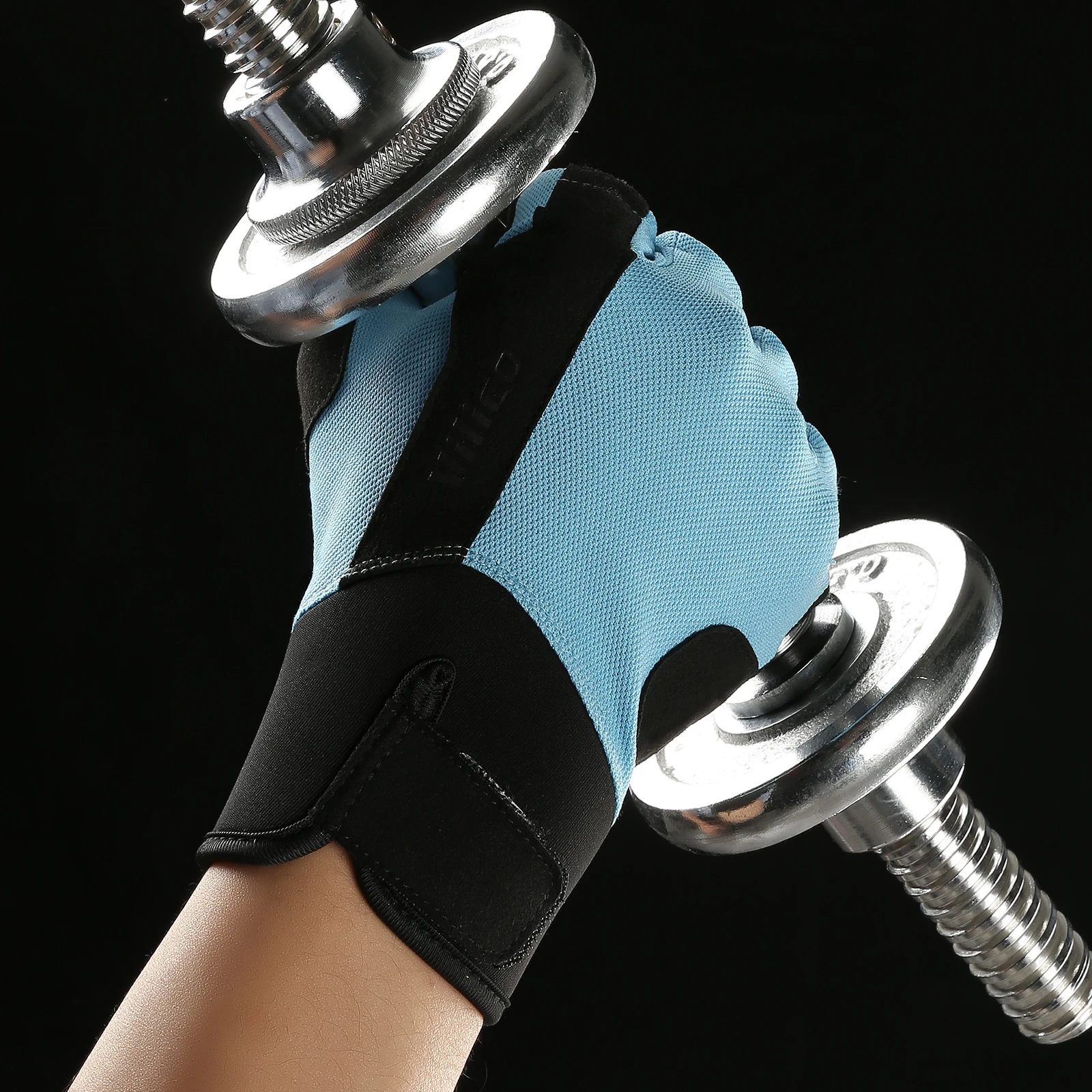 Breathable Workout Glove Wear-Resistant Outdoor Sports Gym Weightlifting Glove EVA Palm Pad Shockproof Fitness Glove for Racing