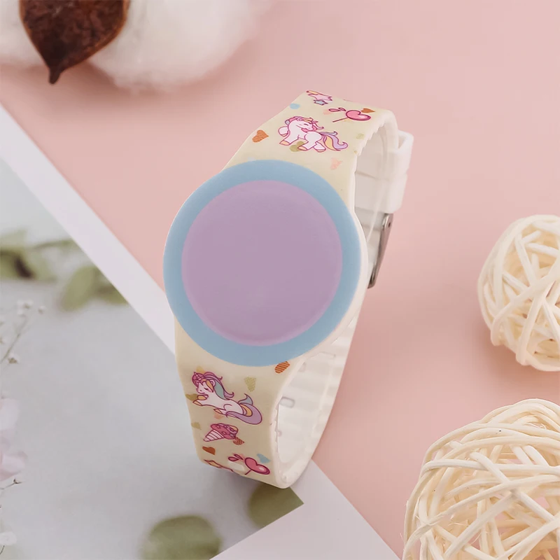 Fashion Cute Unicorn Pattern Kids LED Silicone Watch Wholesale Price