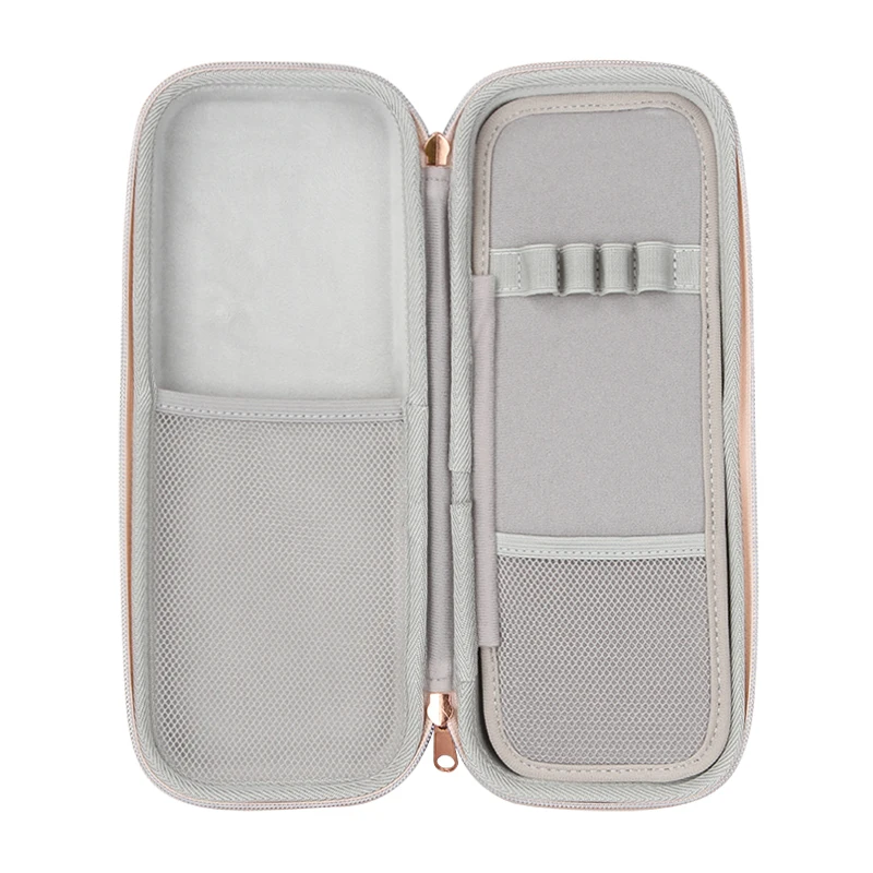 HONGJUN custom eva case travel zipper design logo pu stethoscope case for Doctors nurses