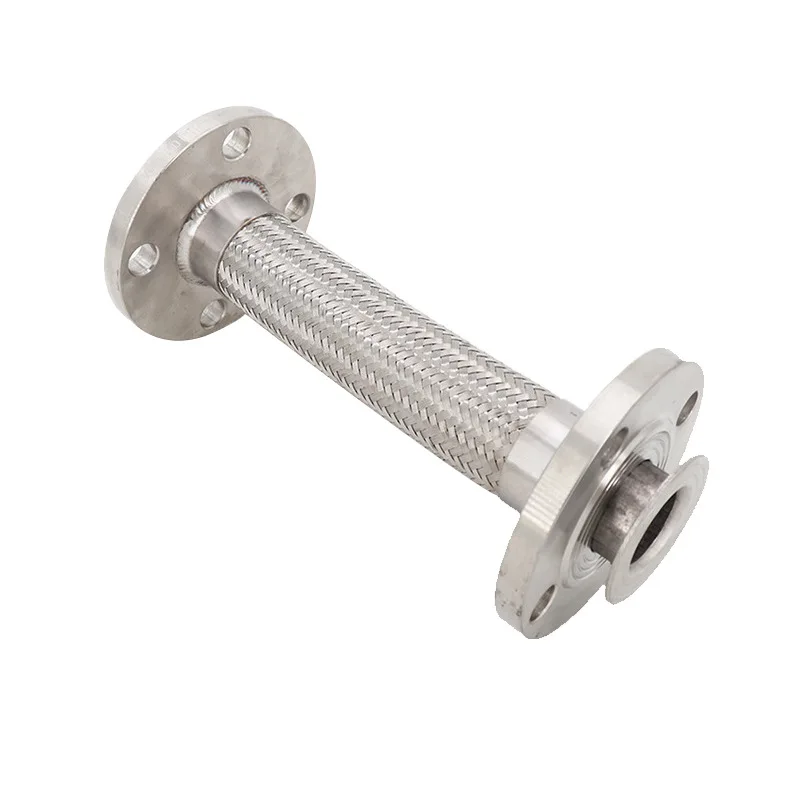 Corrosion resistant stainless steel internal thread corrugated hose steel wire braided flexible metal hose