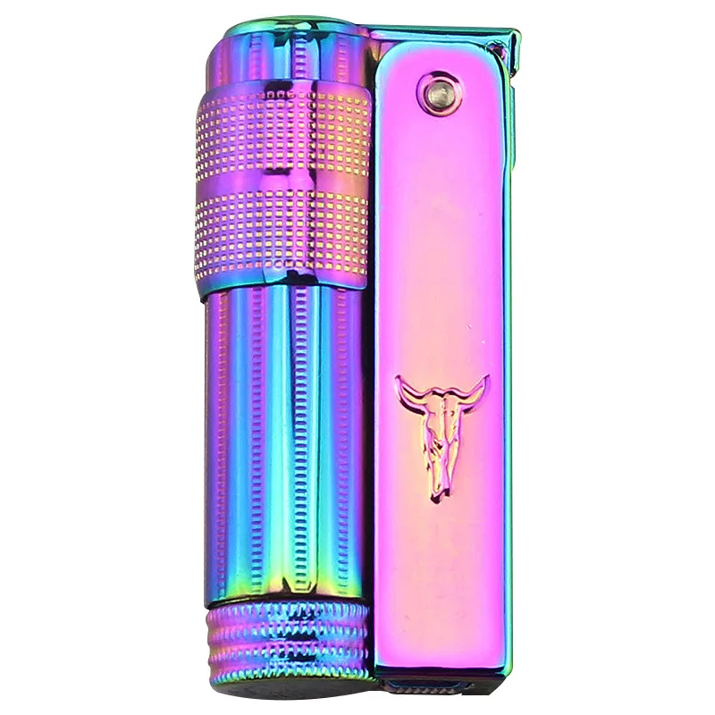 IMCO Classical Kerosene Lighter Automatic Ignition Durable Windproof Retro Fashion High Quality Metal Cigar Cigarette Lighters