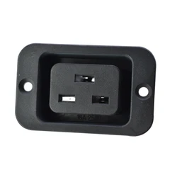 High quality IEC60320 C19 power socket with screw hole with certificate 16A250V female C19 power outlet for PDU UPS