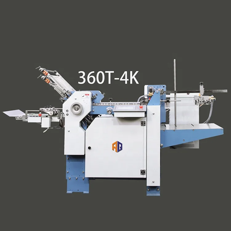 360mm Width Electric Sheet Folding Machine Counting Machine Paper Processing Folds Machinery