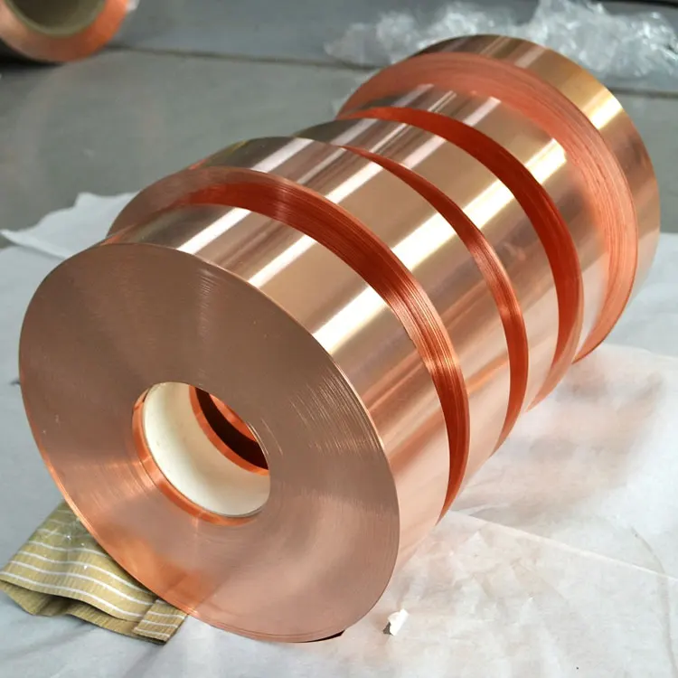 High Quality 99.99% C11000 Copper Coil Copper foil Copper Strip For Electronics