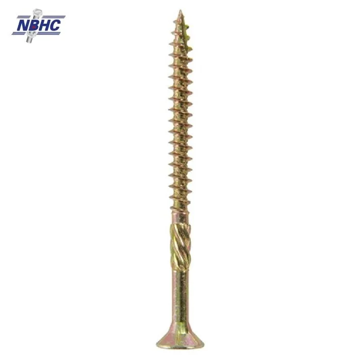 NBHC желтая вафельная головка Torx деревянные винты Заводская поставка Китай круглый ДСП винт деревянный