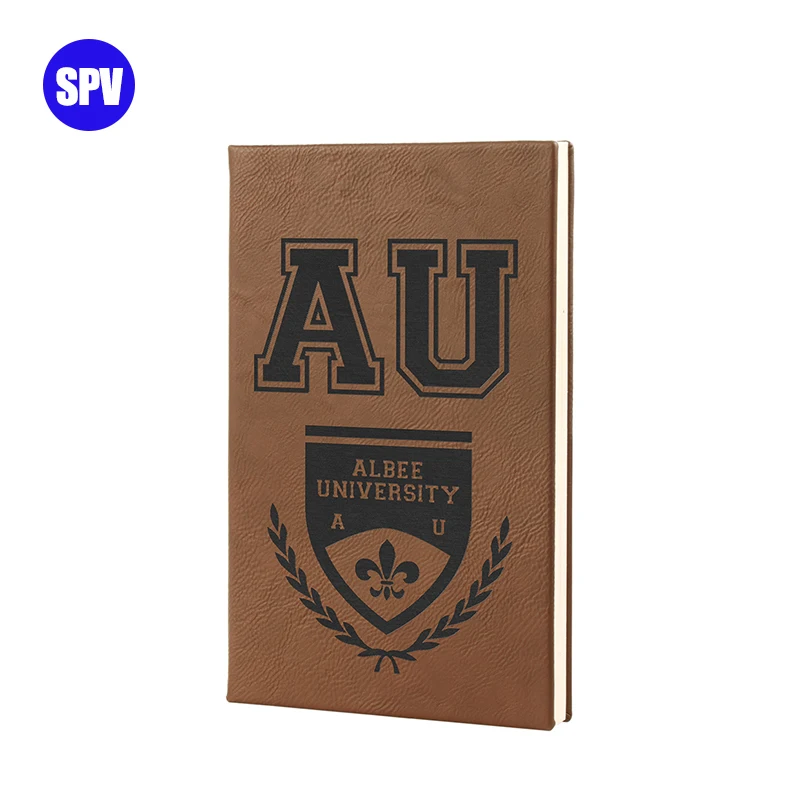 Leatherette Japanese Stationery Gym Large Morandi Notebook with pen holder