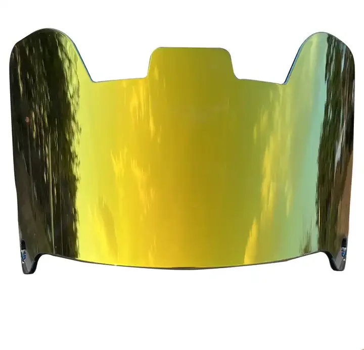 Anti-scratch on Both Sides Face Shield Visor Rugby Visor for Helmet American Football Visor