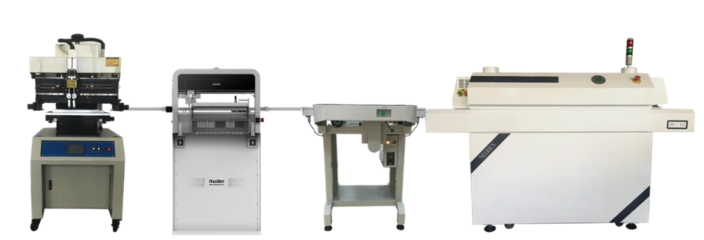 
Hot air reflow oven 8 heating zone for pcb soldering neoden T8L 