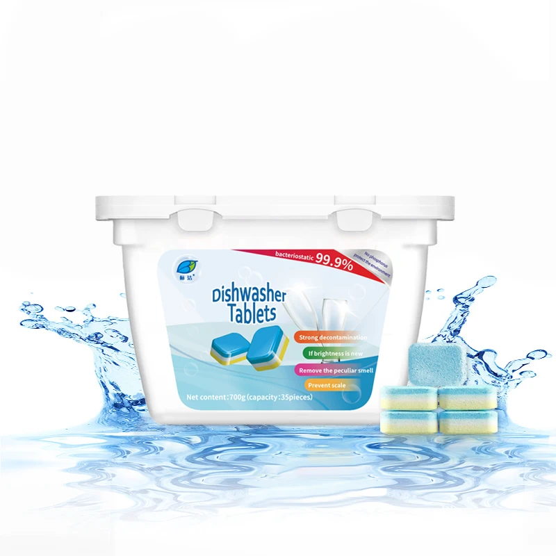 Dishwashing Solid Detergents Wholesale eco friendly dishwasher tablets detergent Dishwasher effervescent tablets