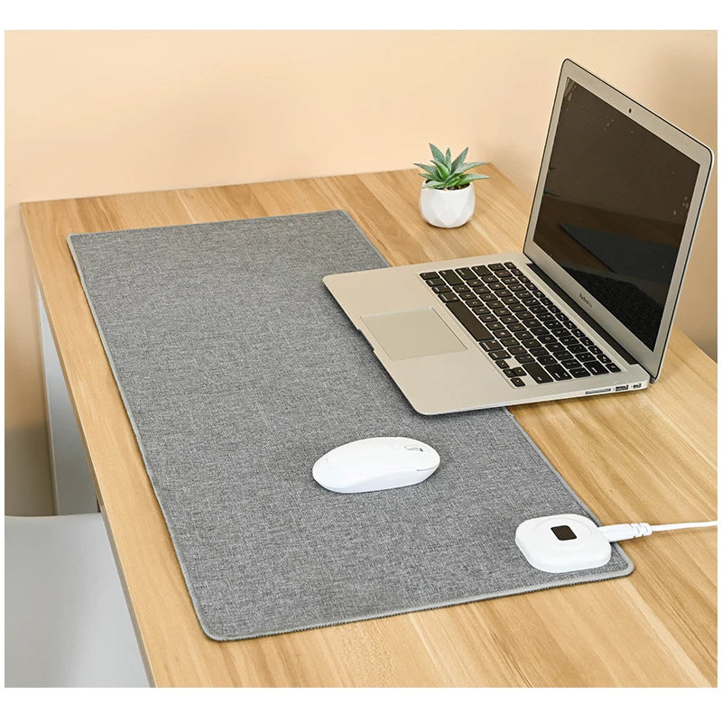 Oversized XXL Waterproof Six Levels Temperature Control Digital Display Heating Warmer Mouse Pad