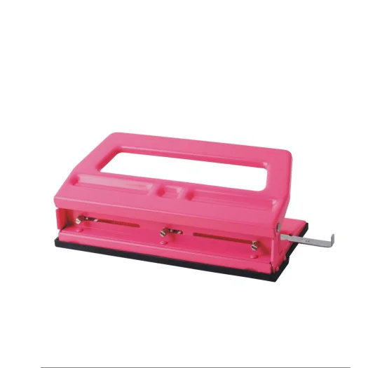 Three Hole Metal 24 Sheet Office 7mm Desktop Hole Puncher Desk Paper Hole Punch
