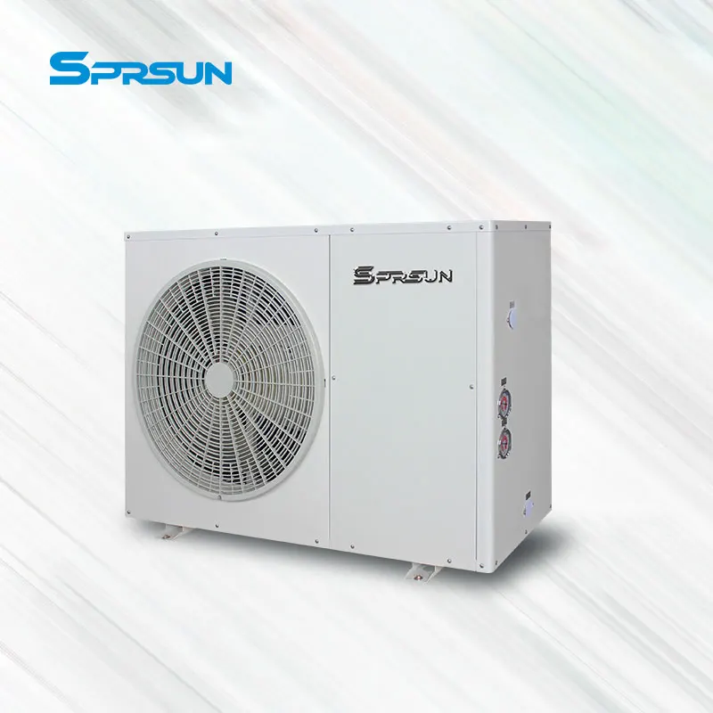 Тепловой насос SPRSUN -25 EVI, кондиционер для обогрева пола и домашнего охлаждения, горячая вода, одобрено Tuv