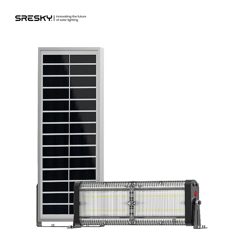 Sresky Solar flood lamp outdoor ip65 waterproof for billboard use with extension cable