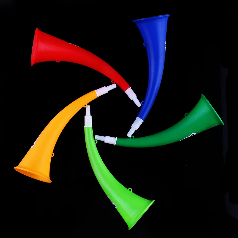 Horn Plastic Football Fans Trumpet Vuvuzela For Cheering Cheer Game Custom Toy Air Mini Sports Soccer Stadium Party Fan Horns