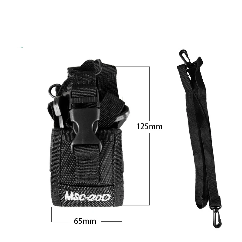 MSC-20D Radio Case Holder for Baofeng UV3R+Plus Puxing Walkie Talkie Two way Radio Nylon Lightweight Arm Bag with Armband Pouch