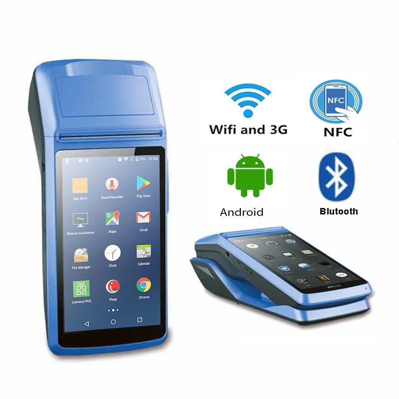 Складской 5 дюймовый сенсорный экран Android PDA камера сканер беспроводной портативный терминал