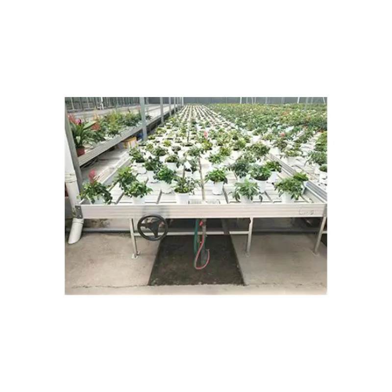 hydroponic seedbed grow tables Plastic Ebb Fodder Hydroponic Trays For Indoor Vegetable Planting