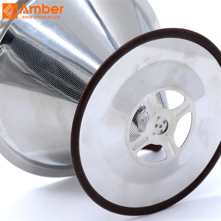 
Customize Japanese Washable Stainless Steel Wire Brewing Coffee Filter For Camping 