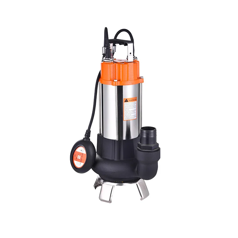 V-Type Stainless Steel Submersible Sewage Pump with Float Switch Single-Stage Cut Water Irrigation & Agricultural Vacuum Pump