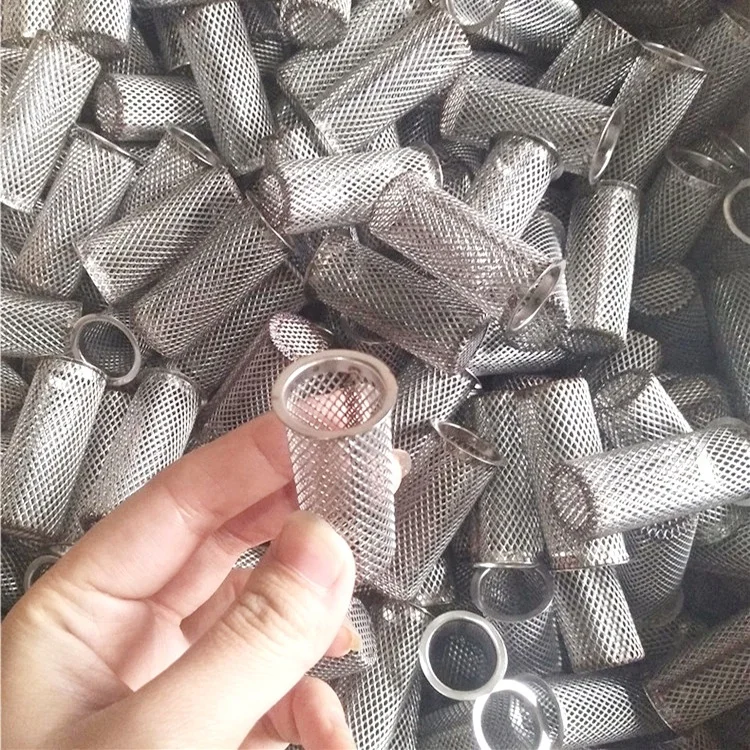 25 50 100 120 150 200 Micron SUS304 316 SS Stainless Steel Wire Mesh Cylinder Filter Tube