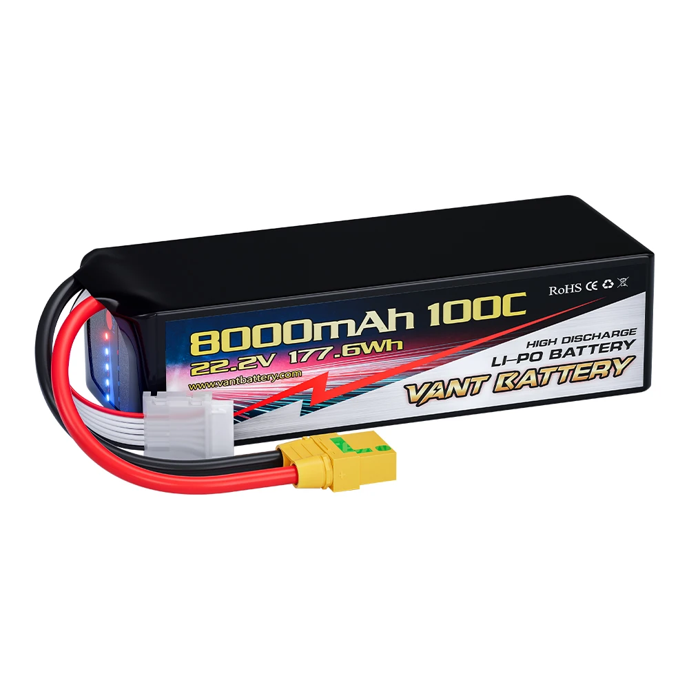 6S lipo battery 8000mah 100C 22.2V UAV drone rechargeable battery for Rc Hobby LiPo Battery