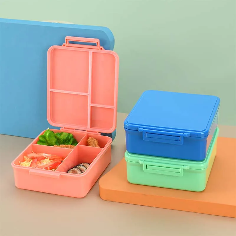 Aohea Lunch Box with Thermos Food Jar Children Lunch Box Kids Insulated Lunch Bento Box Kitchen Food Storage Food Container