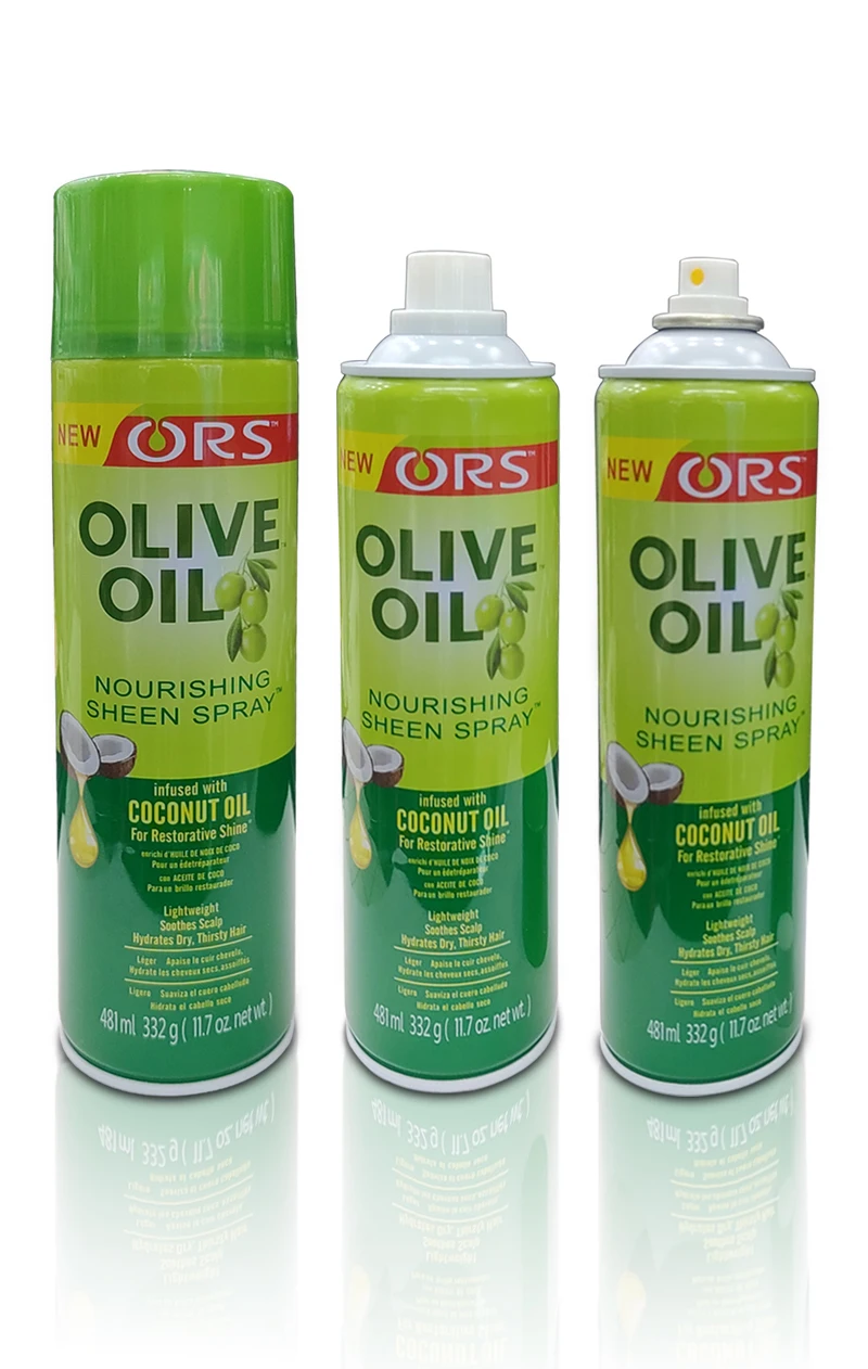 Salon beauty hair products barbershop professional natural hair beauty nourishing sheen coconut oil spray