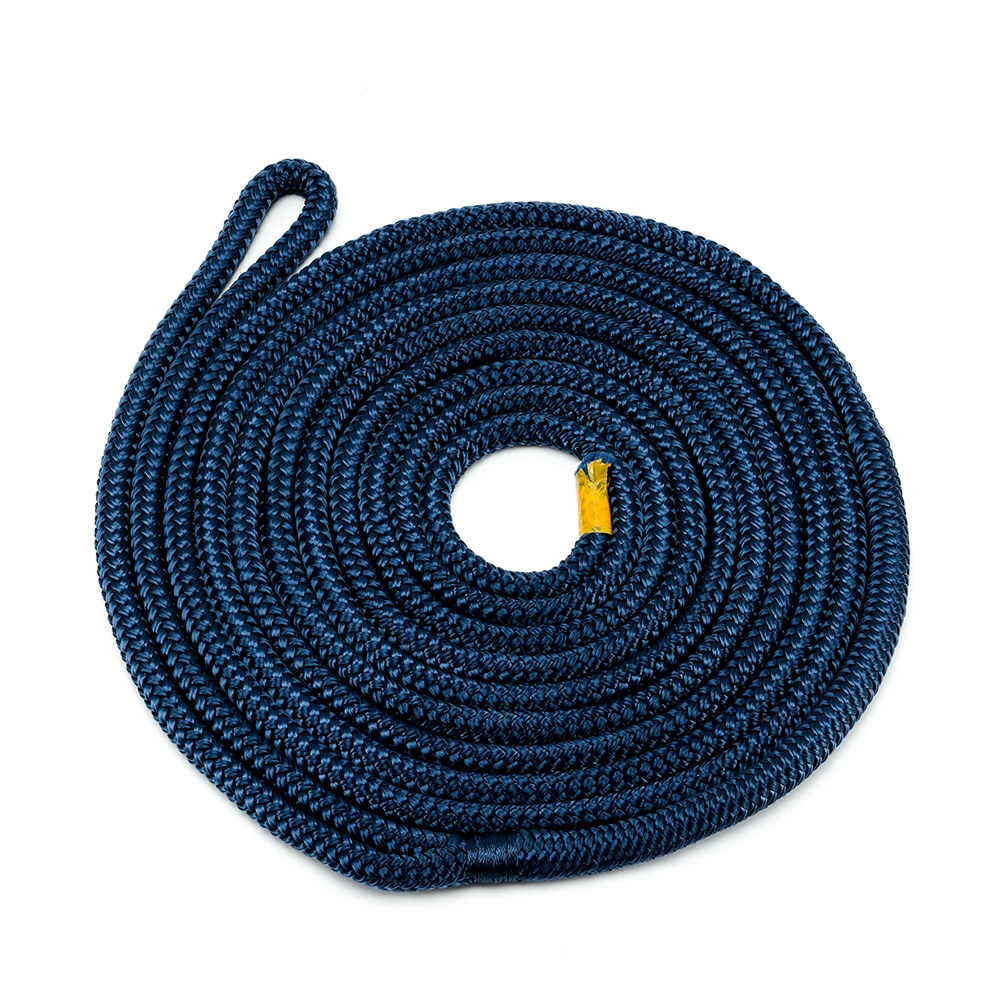 colorful12 14 16 18 mm*180 200 220 m double braided pet polyester marine rope for ship accessory yacht halyard fishing trawling