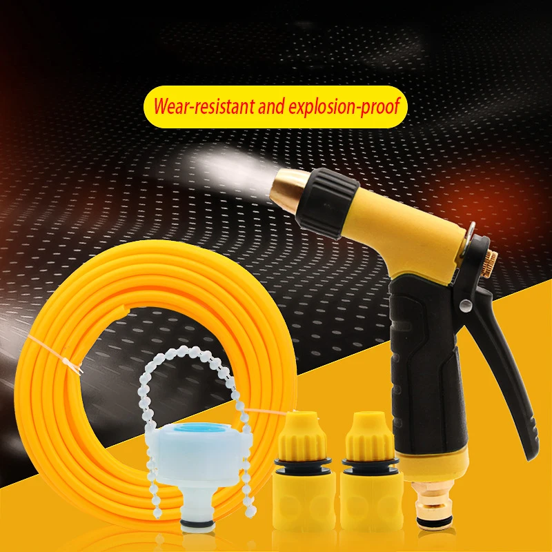 Multifunction high pressure garden pipe car vehicle wash machine water gun set kit