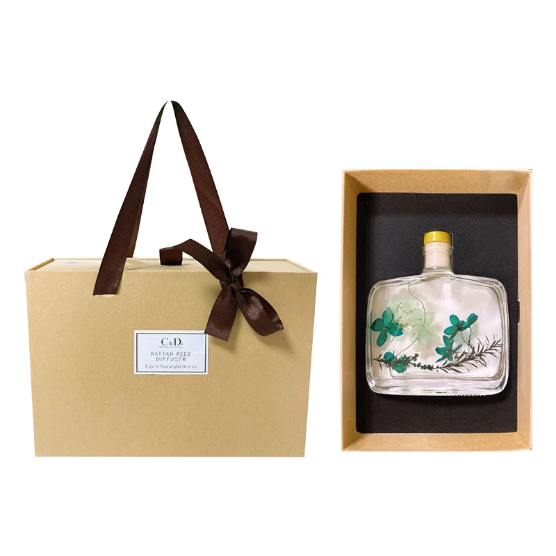 C&D 330ml home fragrance diffuser set natural fragrance decorative reed diffuser