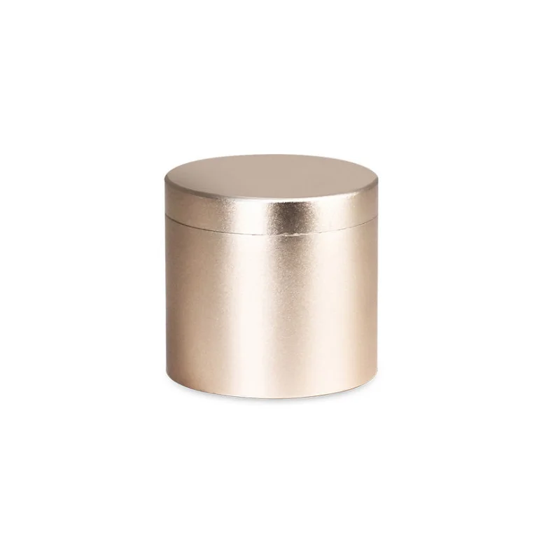 Food Grade 4oz 6oz 8oz Empty Round Candle Tin Tea Coffee Matcha Powder aluminum Jar Cans Packaging Containers With printing