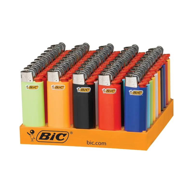 Bic Классическая сигарета разных цветов 50 Count Франция большая Макси J26 зажигалка