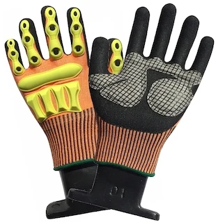 High Impact CUT 5 Resistant Gloves for Oilfield and Gas and Mining Industry Safety Working