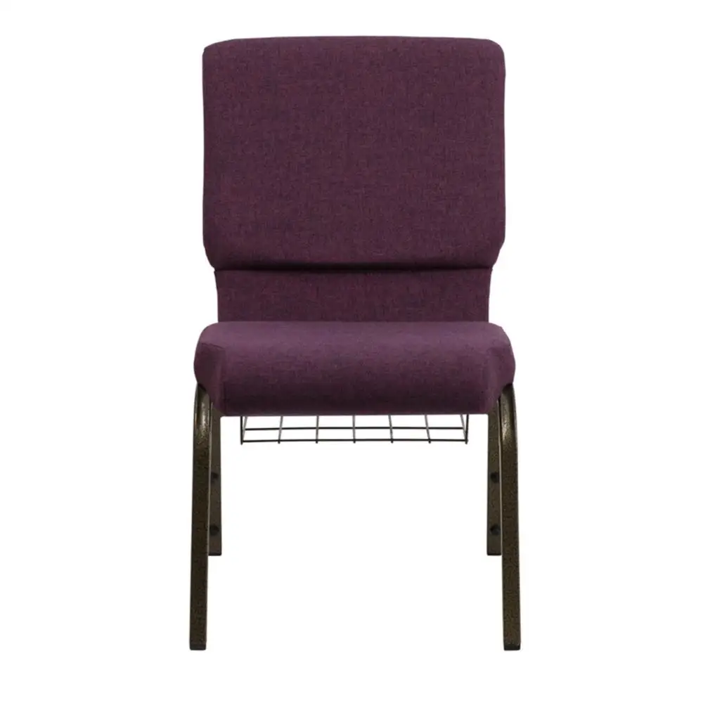 Manufacturer Wholesale Iron Steel Interlocking Padded Auditorium Church Furniture Chair
