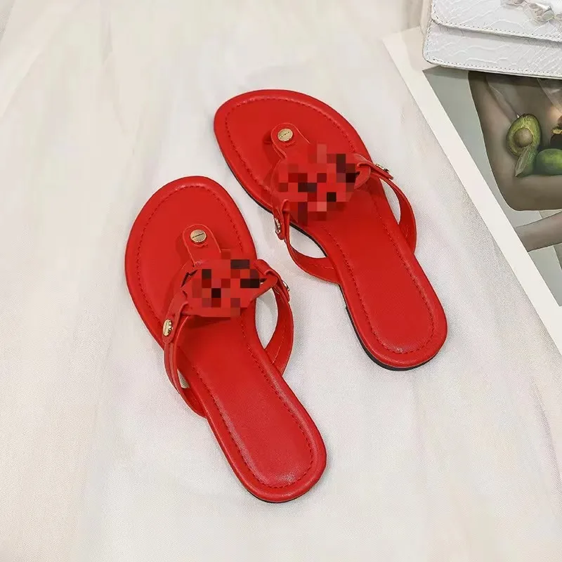TB Sandals 2023 Outdoor PU Wholesale luxury TB sandals fashion beach sandals for woman_12
