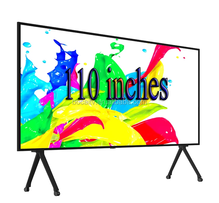 Factory custom processing100/110inch Smart TV 4k UHD Led TV Televisions with Wifi Smart with