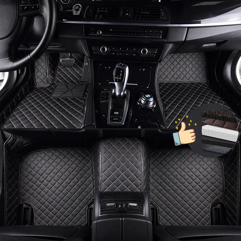 Роскошные кожаные автомобильные коврики на заказ Opel Astra