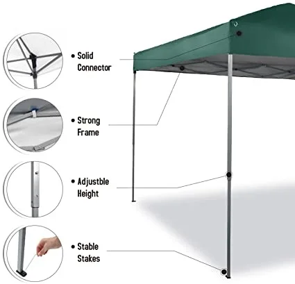 Four-legged Folding Telescopic Shrink Canopy Canopy Pavilion Canopy Outdoor Trade Show Tent
