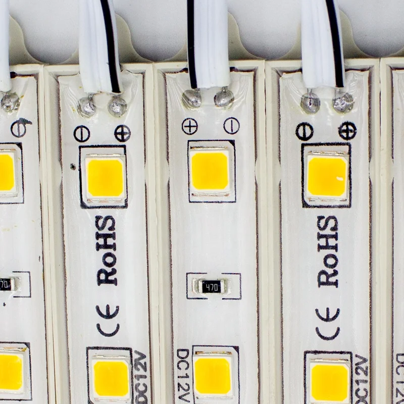 DC12V 3LEDs SMD 5050/5630/5730 Epoxy IP65 0.72W 5054 LED Module Encapsulation Series Durable and Efficient