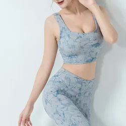 Women Comfort Compression Smooth Absolute Tie Dye Sports Bra