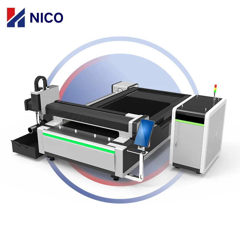 Raytools Autofocus Metal Laser Cutter 3Kw 6Kw Stable Platform SUS MS Plates And Tubes Fiber Laser Cutting Machine
