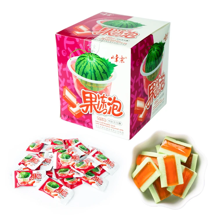 Exotic Snacks Strawberry Flavored Chewing Gums Sweet Fruit Bubble Gum Jelly Candies Special Gummy Dulces