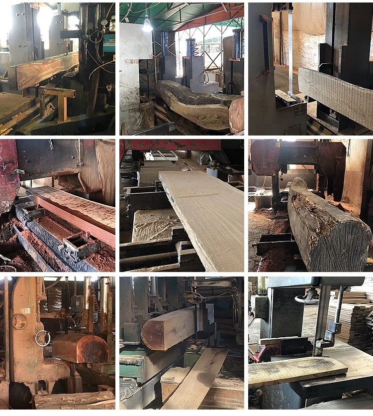 Hot Carbide Hardwood Cutting Vertical Timber Band Saw Blades Mahogany Log Sawing Tct Sawmill Bandsaw Blade