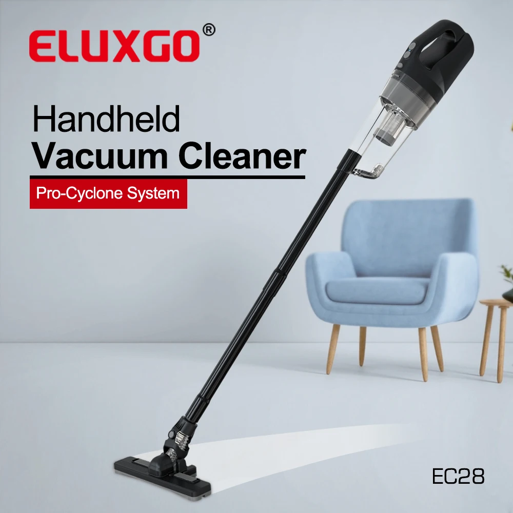 ELUXGO stainless filter cleaner most powerful wireless best clean home cordless carpet vacuum cleaner